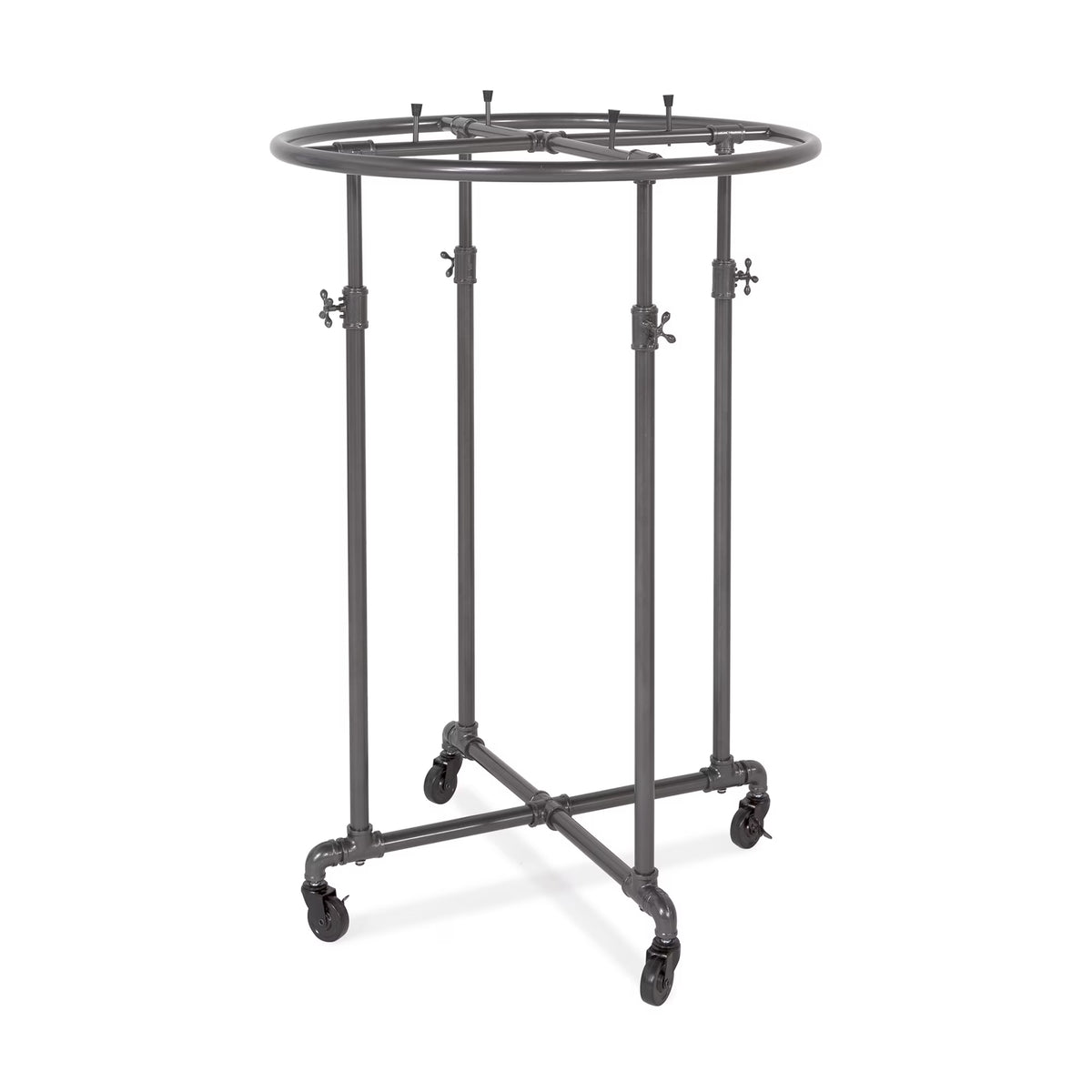 36" Round Garment Rack, Adjustable Height O45238