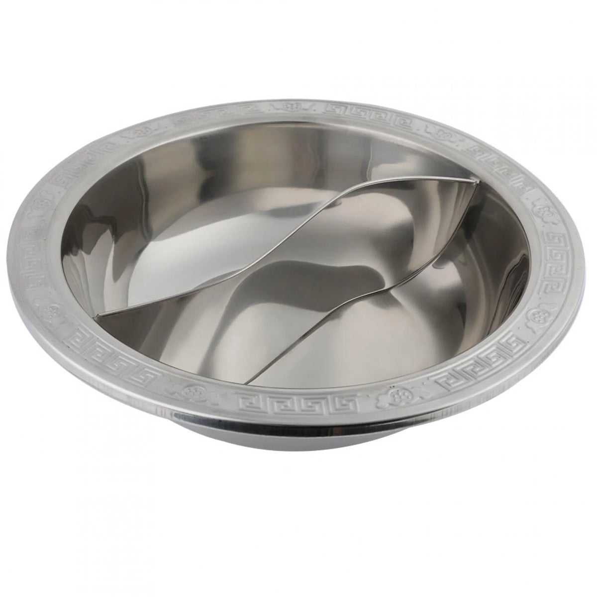 Stainless Steel Divided Hot Pot C672