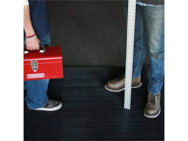 Black Composite Rib Rubber Floor Mat R250843