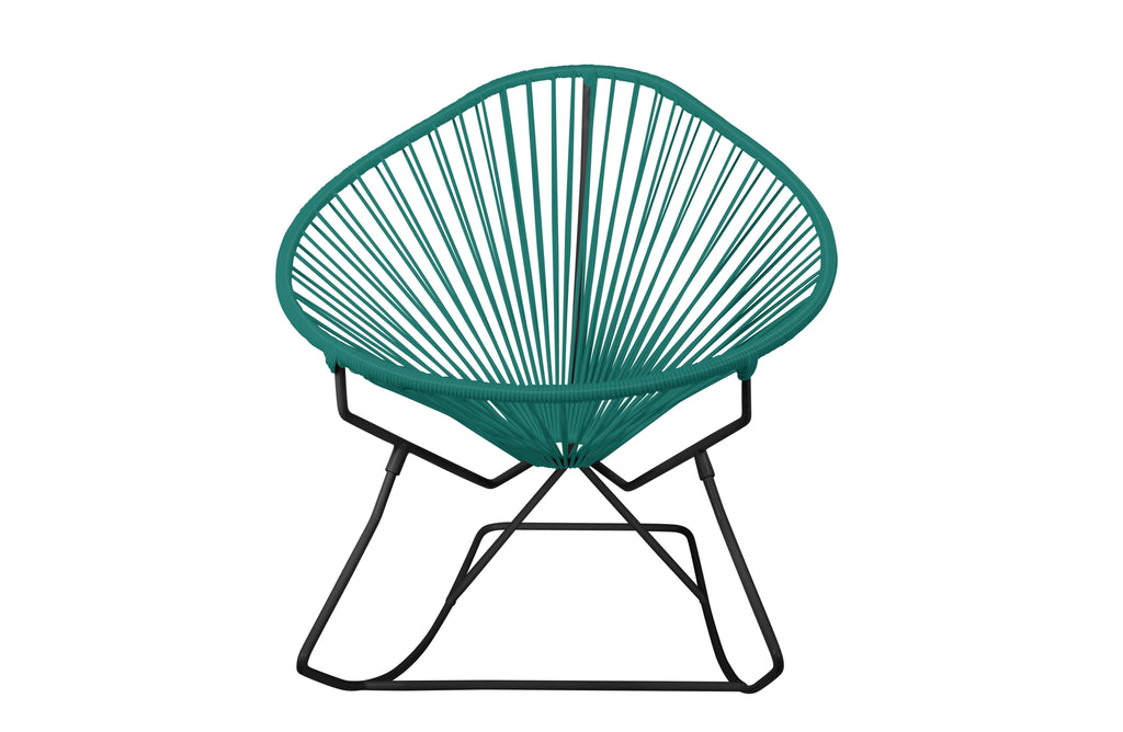 Black/Turquoise Rocker Chair R581982