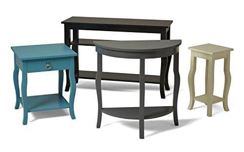 Blue Half Moon Console Table W9105