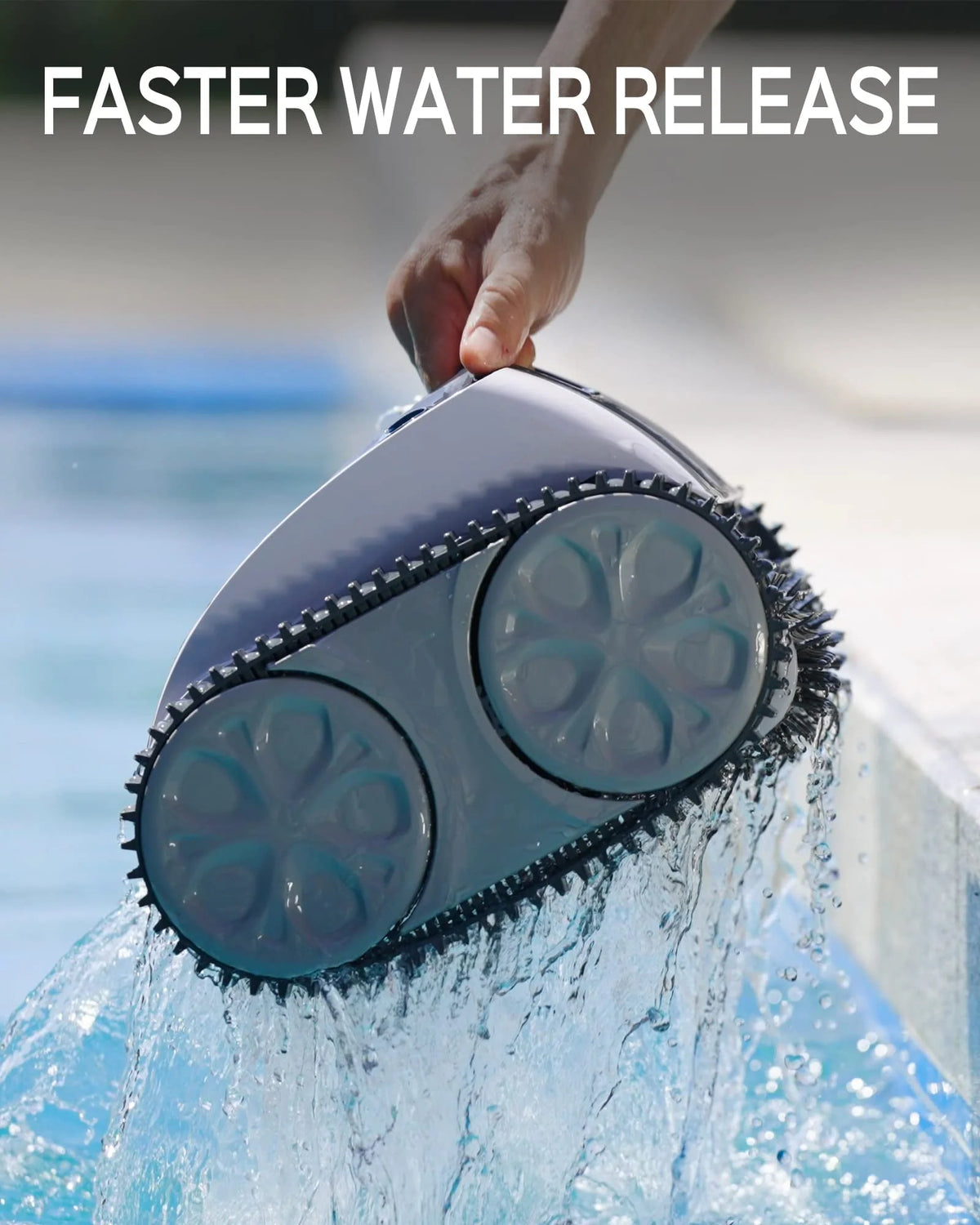 Cordless Robotic Pool Cleaner with Wall Climbing Z6261