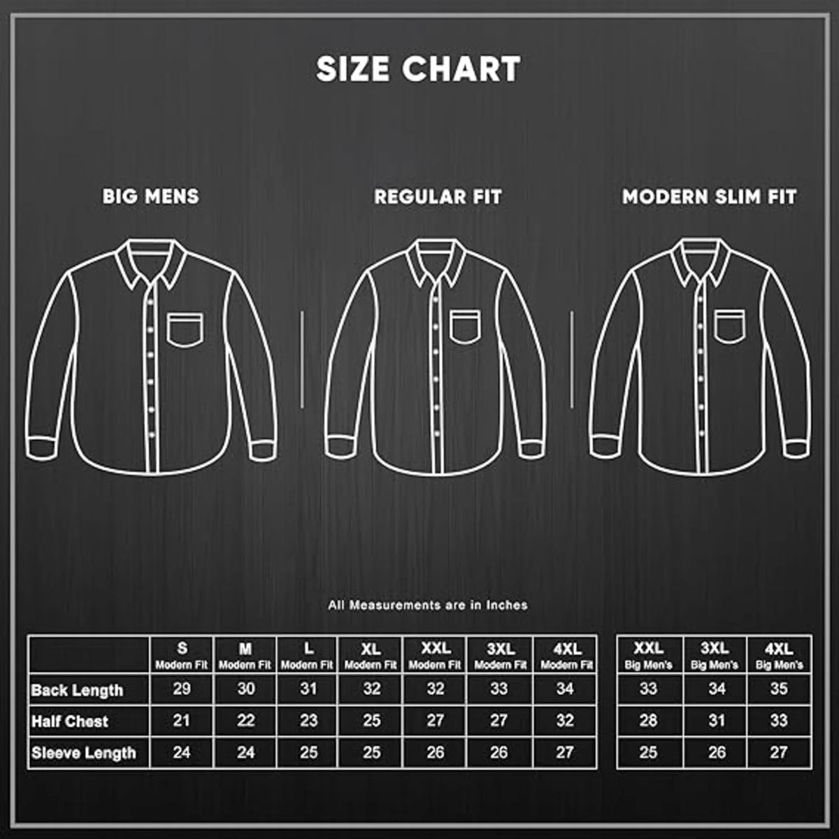 Men’s Dress Shirt 4 Pack Long Sleeve Button Down Casual Fit Z891