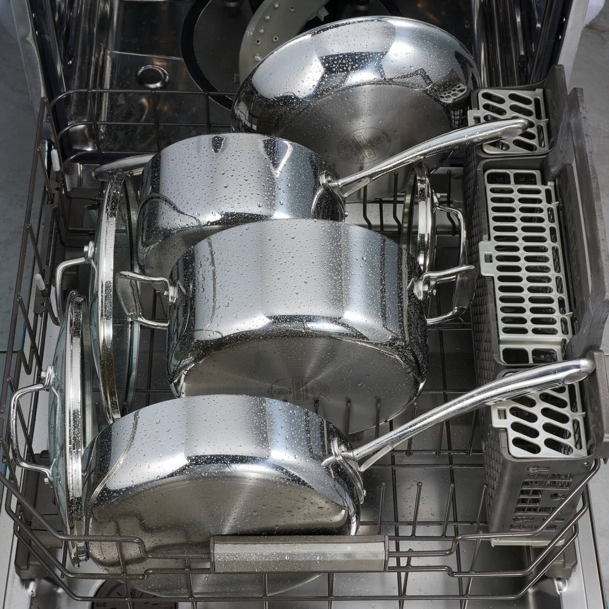 10 in Stainless Steel Fry Pan V77511