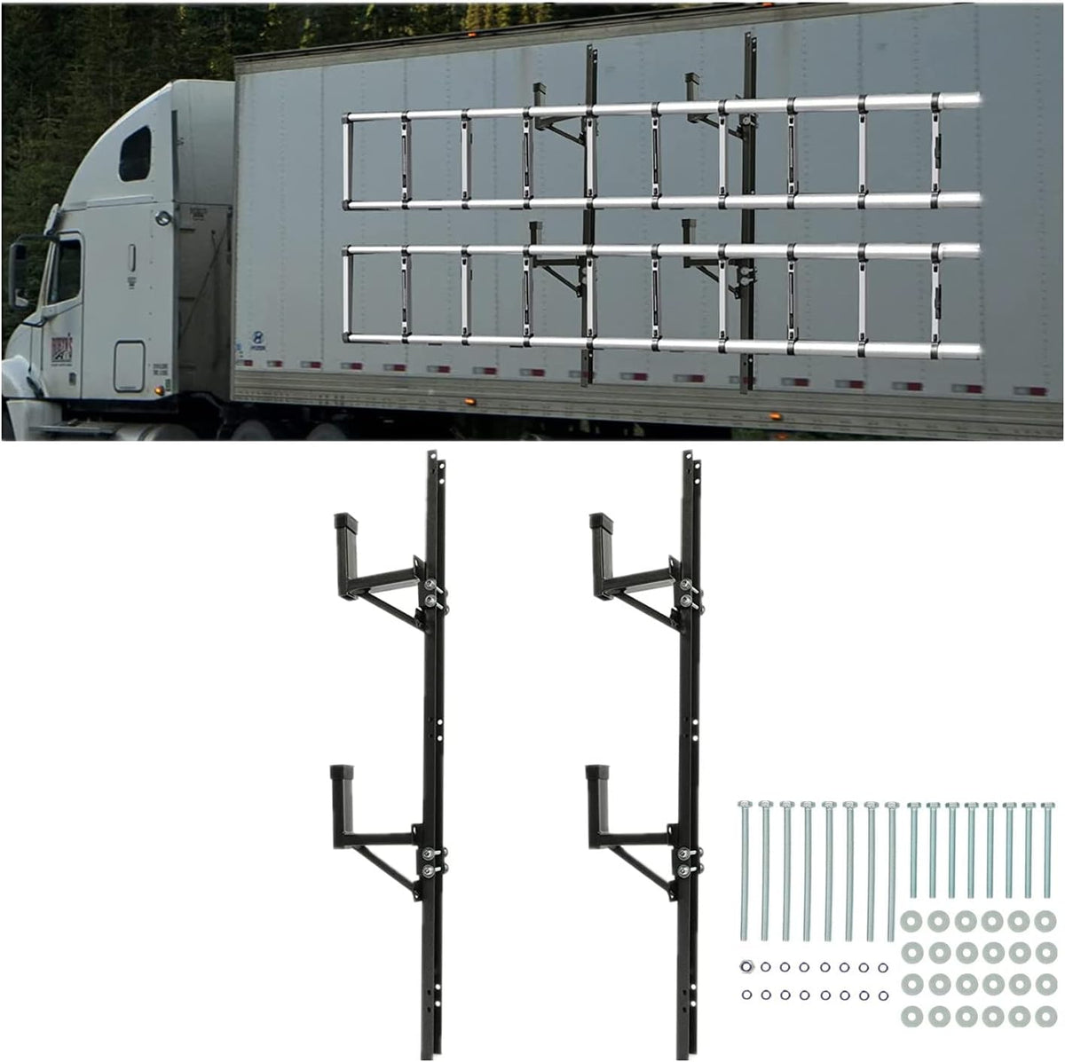 Adjustable Trailer Ladder Rack A94914