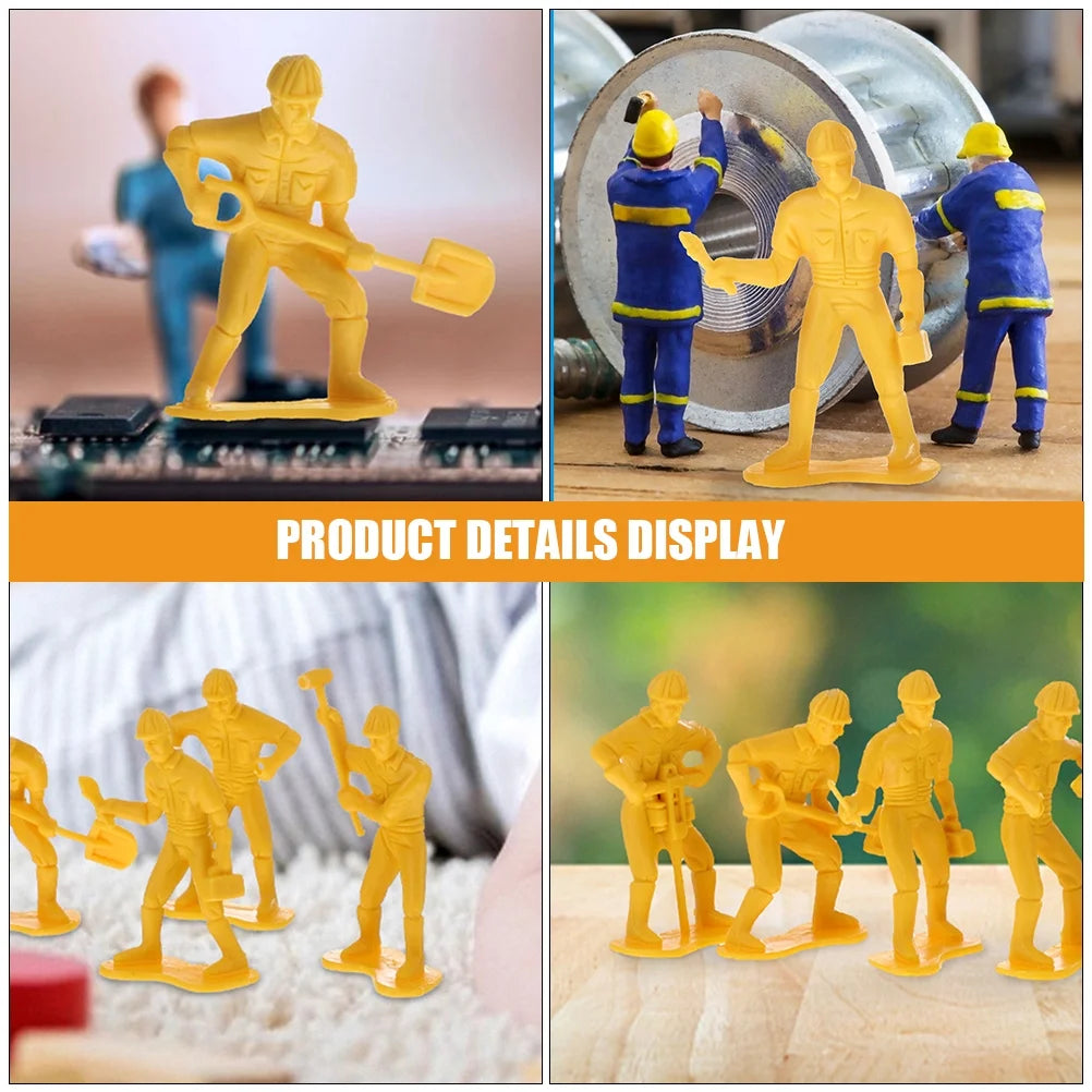 225 pcs Plastic Toy People Figurine Play Set D949025