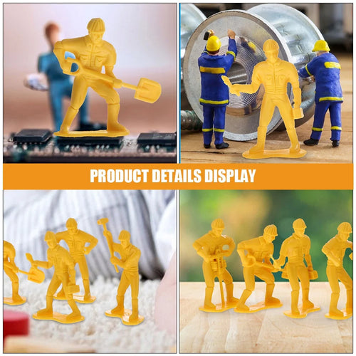 225 pcs Plastic Toy People Figurine Play Set D949025