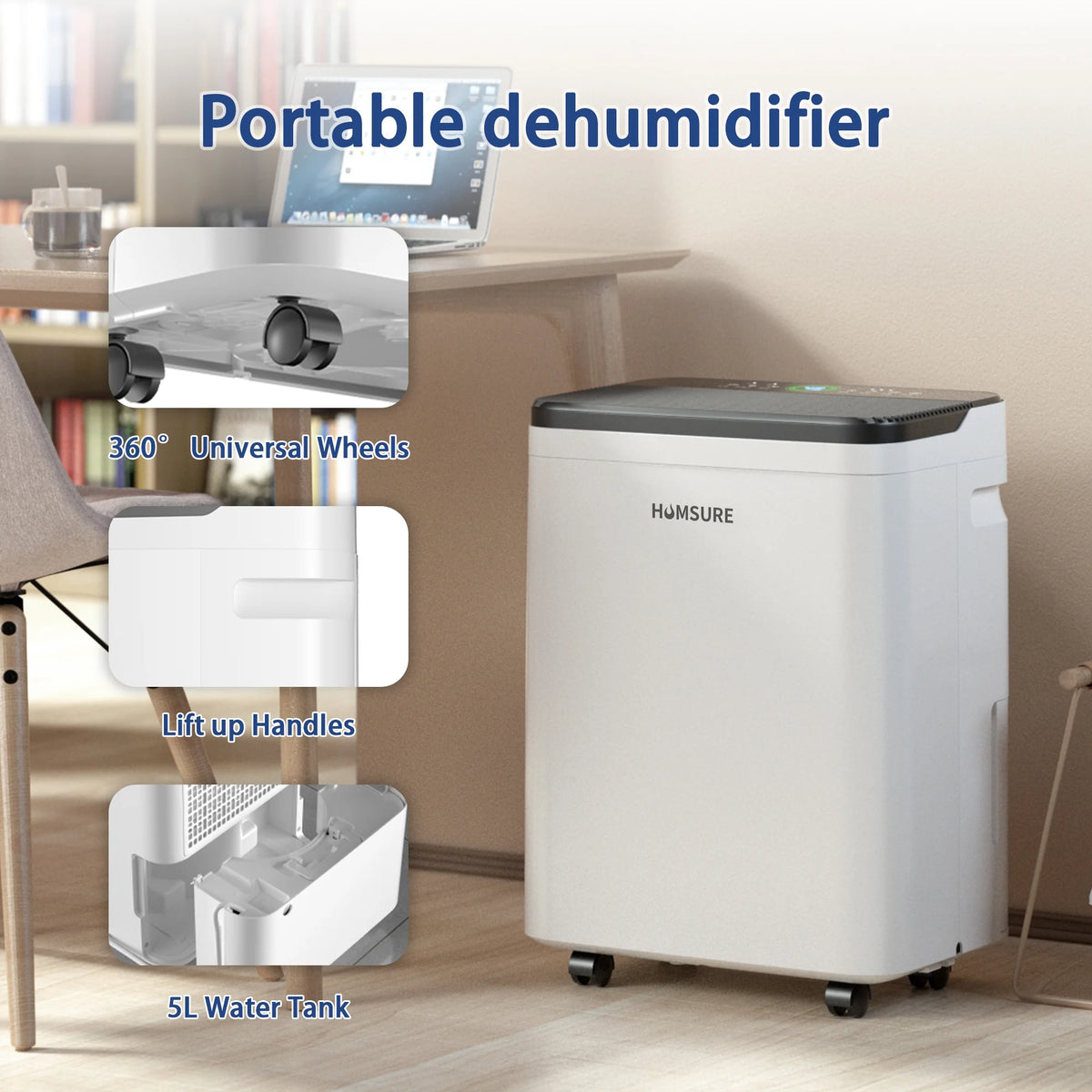 50 Pint Dehumidifier with Humidity Control X611