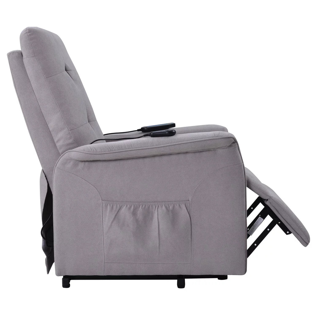 Power Lift Recliner Chair Light Gray C87010