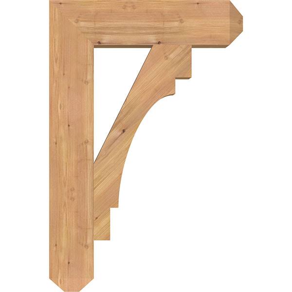 Western Red Cedar Craftsman Smooth Bracket P9532