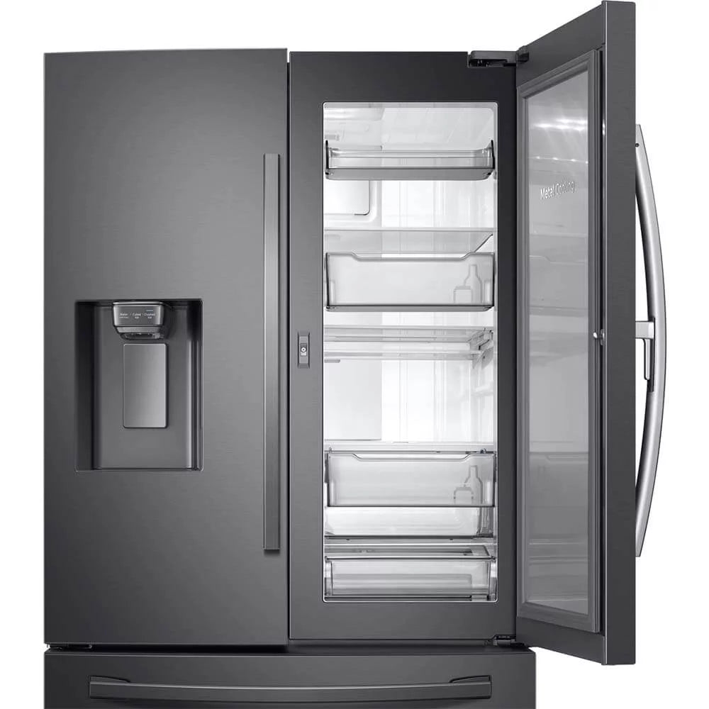 28 Cu. Ft. 3-Door French Door Refrigerator Black Stainless X569716