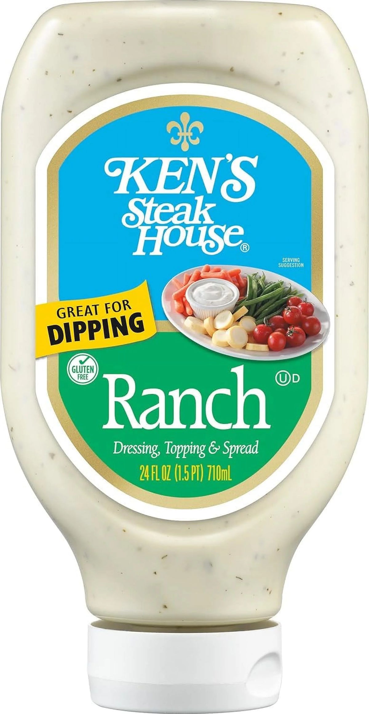 Ranch Dressing Topping & Spread 24 Fl Oz Pack Of 2 Gluten-Free Z537