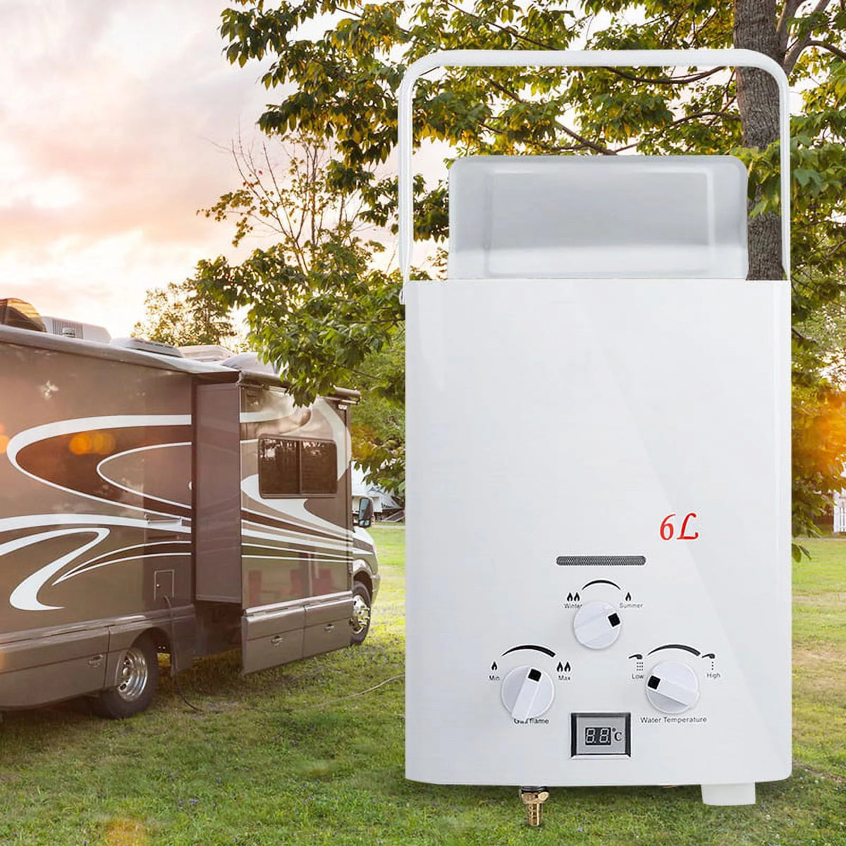 1.6 GPM 6L Portable Tankless LPG Water Heater R312163