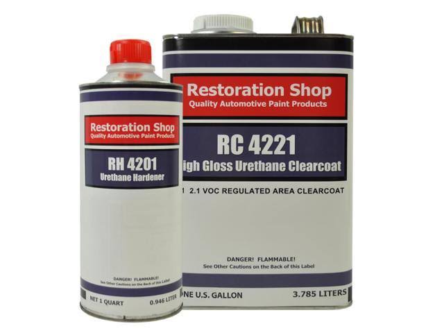 Red Gallon Urethane Basecoat Clearcoat Car Paint Kit L1213