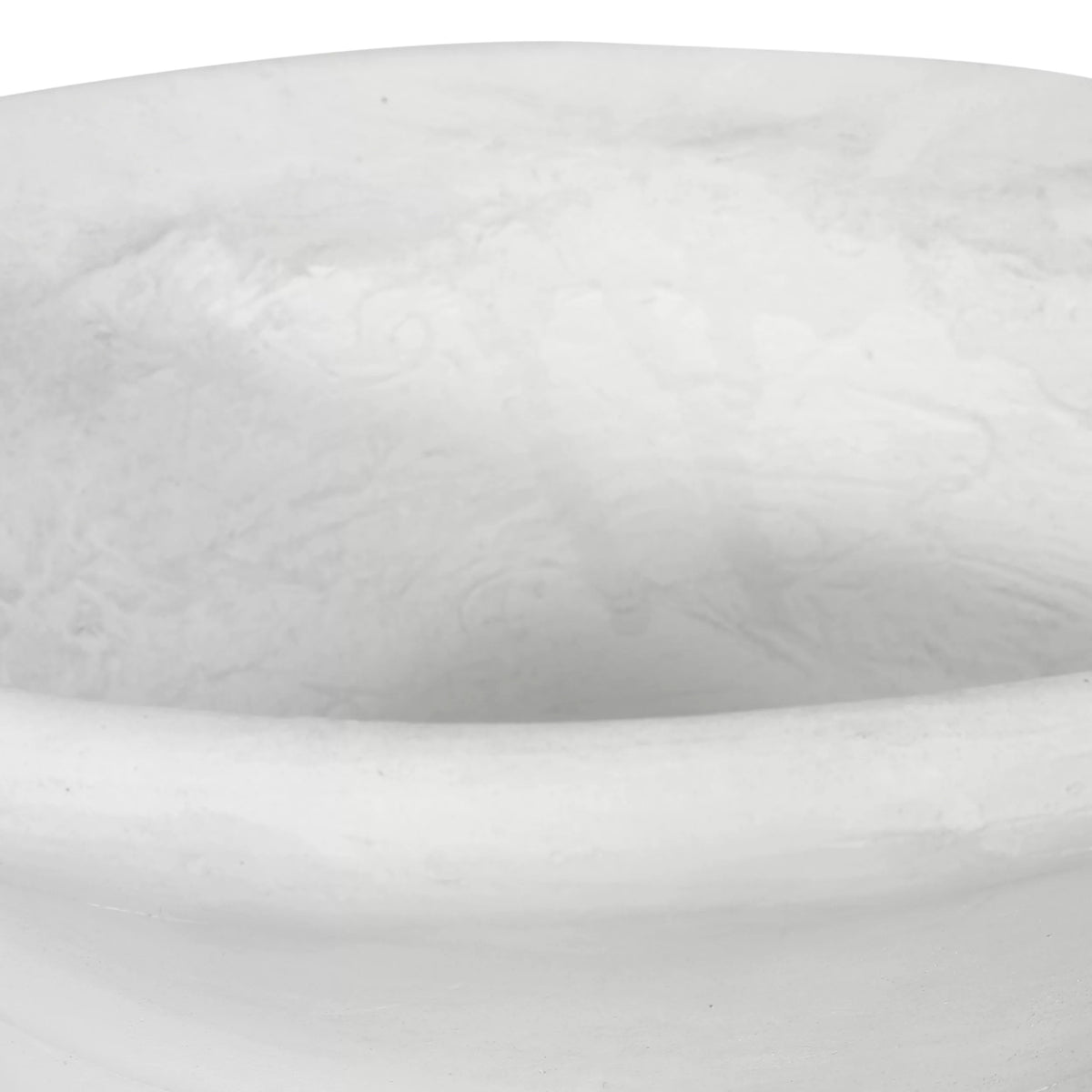 Lightweight Concrete Urn Planter Antique White V8056