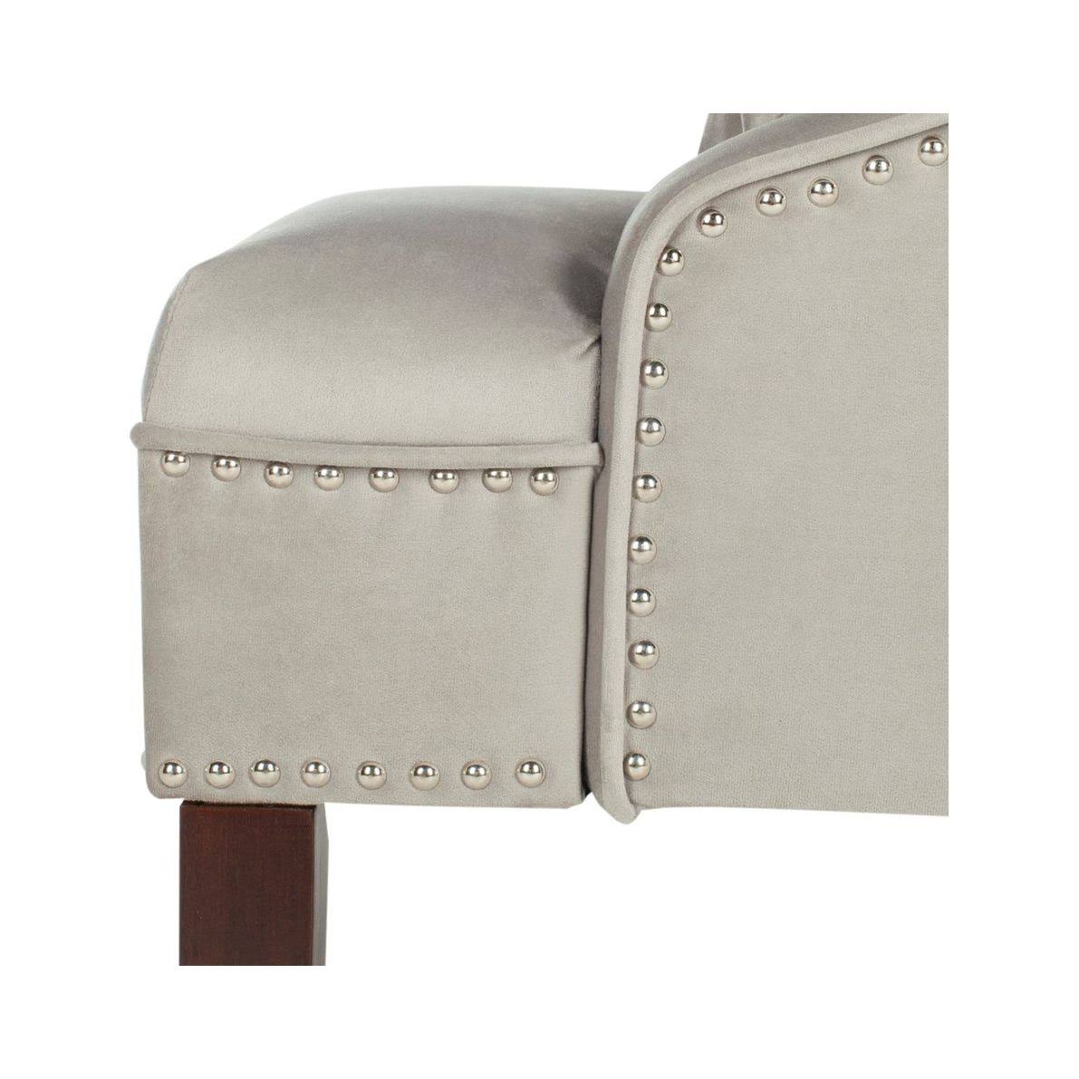 Light Beige Linen Settee U5220
