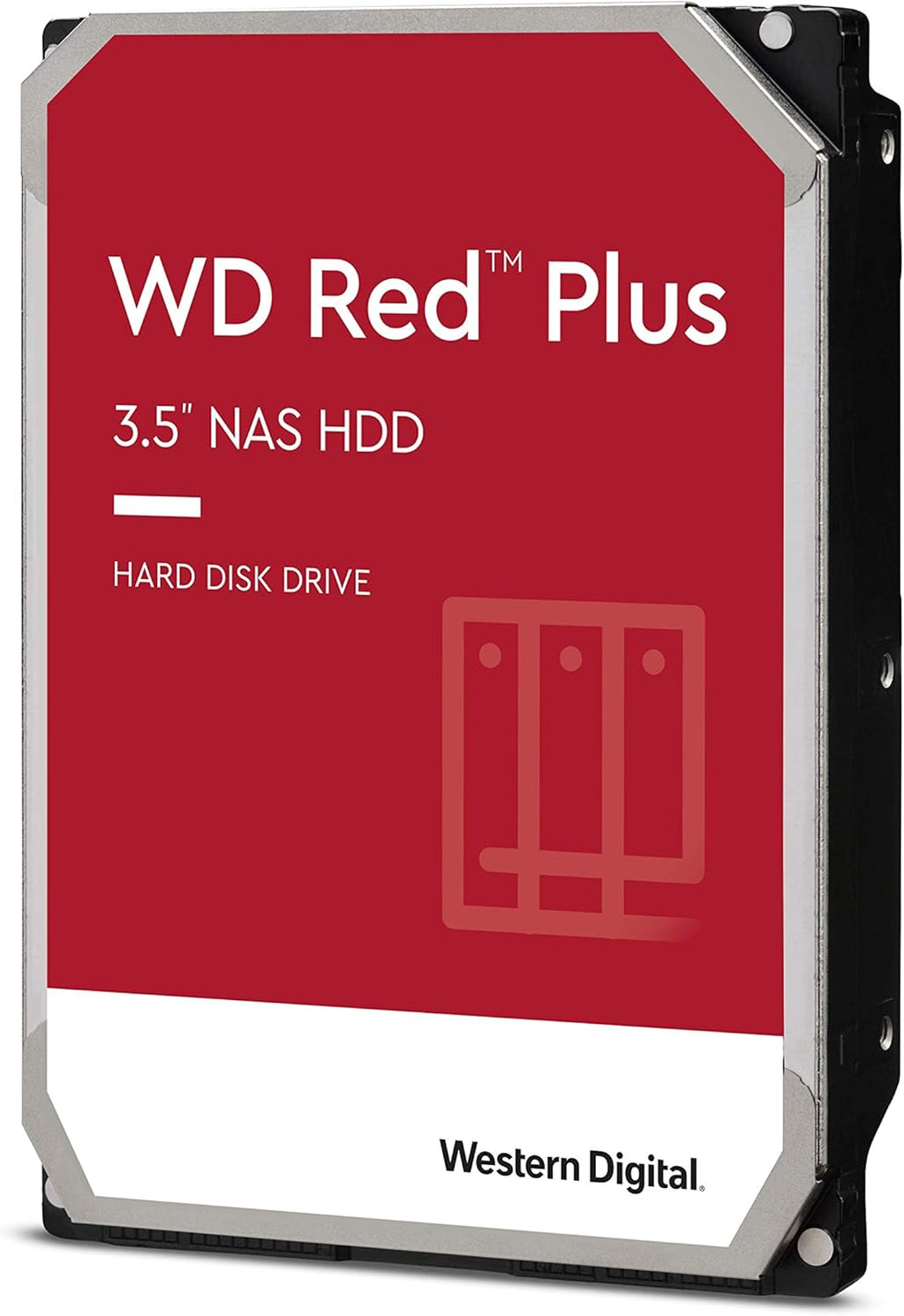 10TB WD Red Plus NAS Internal Hard Drive HDD - 5400 RPM, SATA 6 Gb/s, CMR, 256 MB Cache, 3.5 B3439