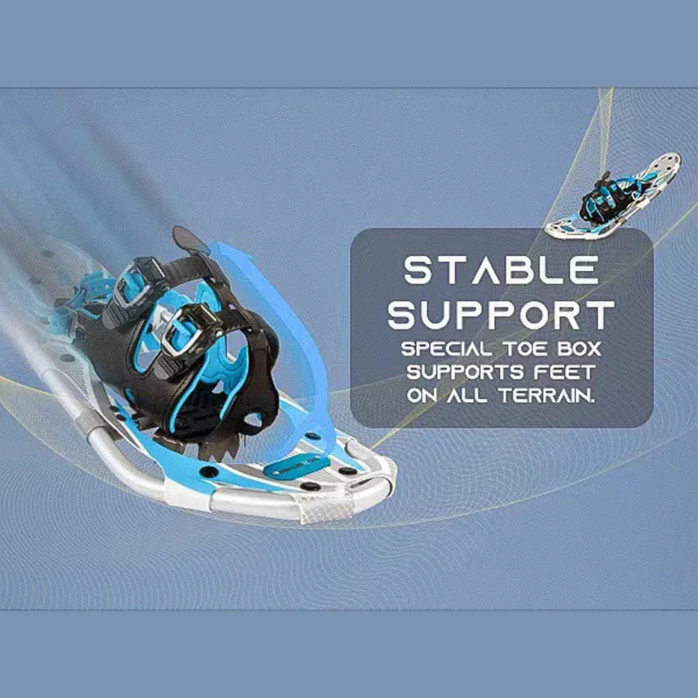 Aluminum Alloy AntiSlip Adjustable Snow Shoes H666
