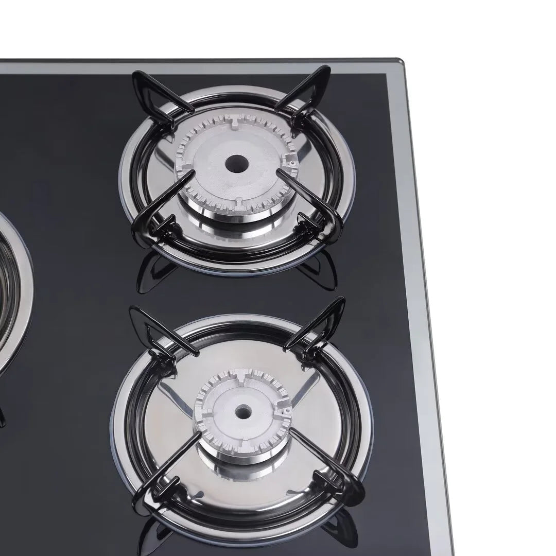 5 Burner Tempered Glass Gas Cooktop I822