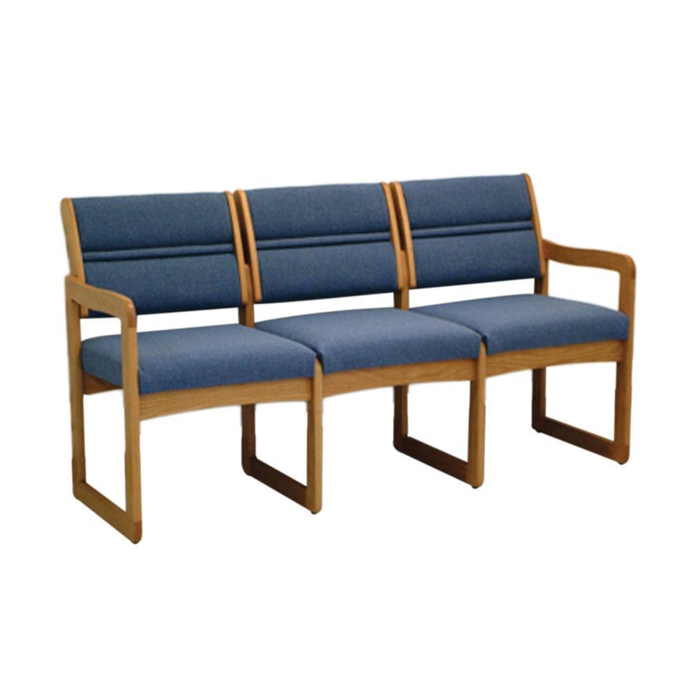 Powder Blue Three Seat Sofa C40214