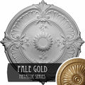 Pale Gold Acanthus Leaf Ceiling Medallion S467