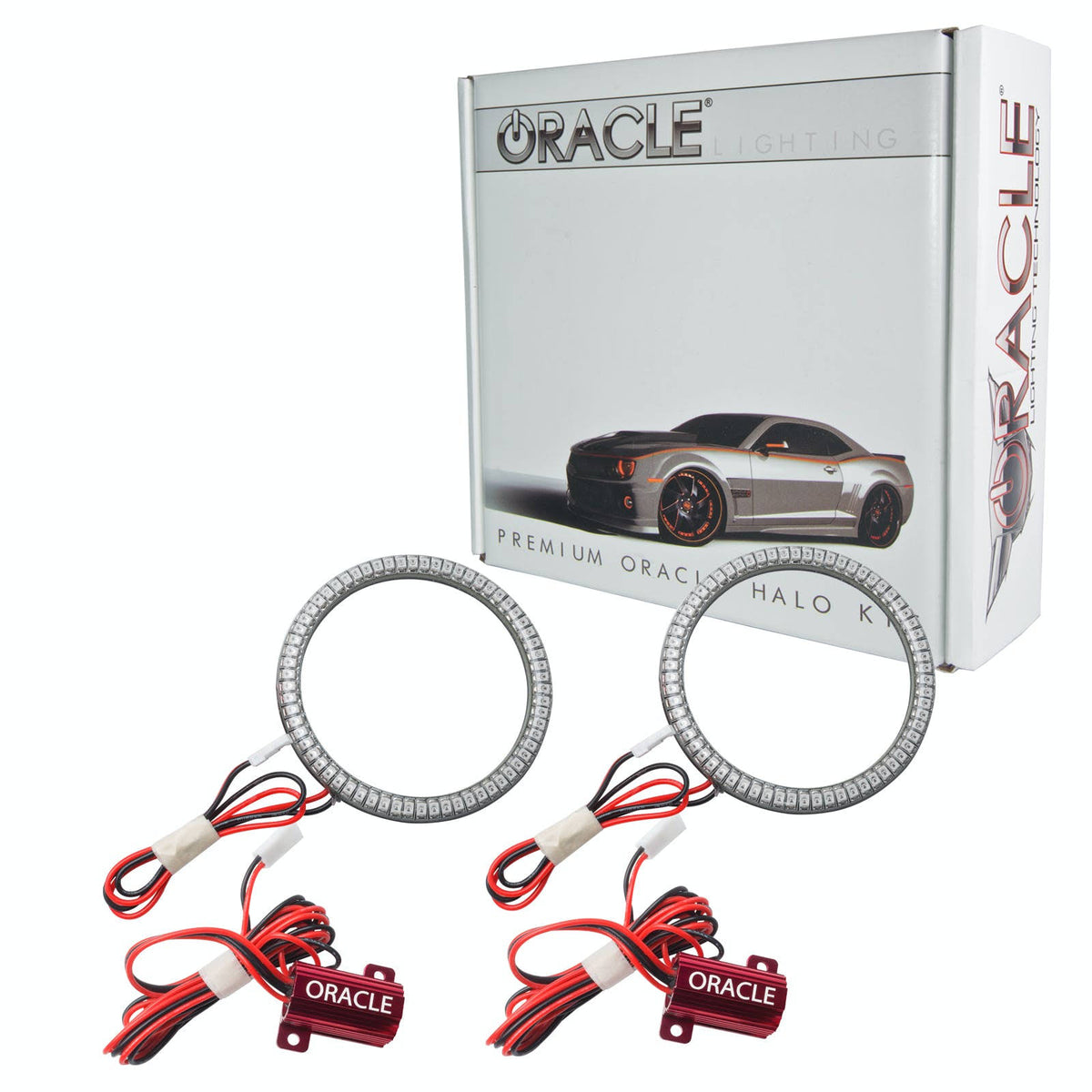 LED Fog Light Halo Kit Red M968