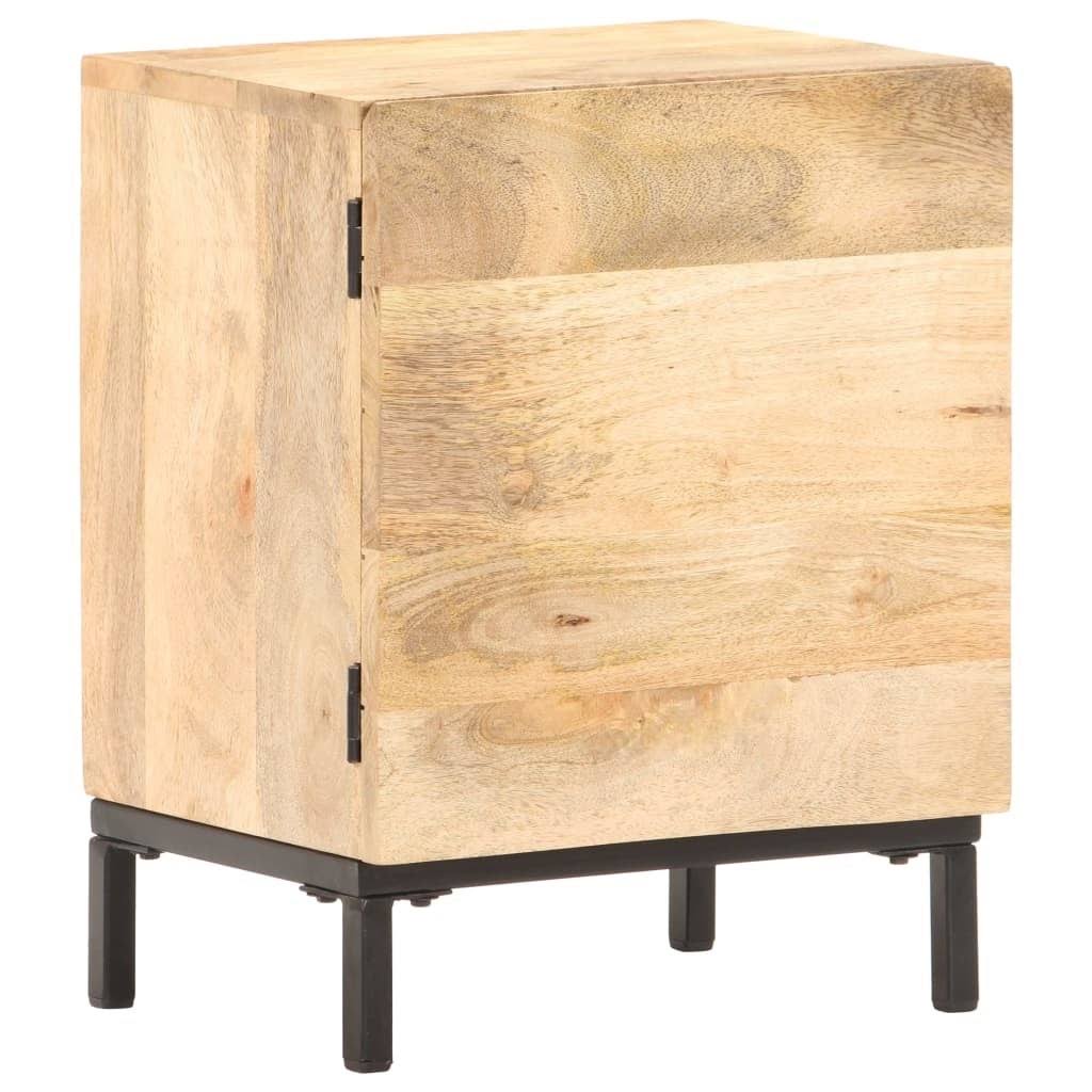 Solid Mango Wood Bedside Cabinet I7090
