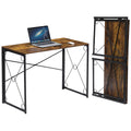 39'' Antique Brown Folding Computer Desk I7279