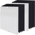 3 Packs True HEPA Replacement Filter with 9 Extra Activated Carbon Pre-Filters D4577