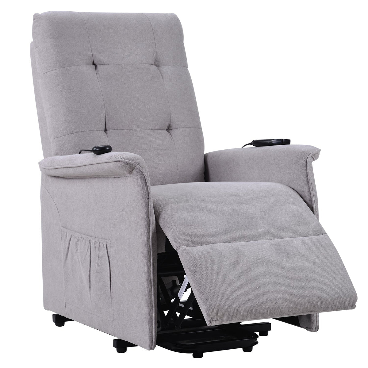 Power Lift Recliner Chair Light Gray C87010