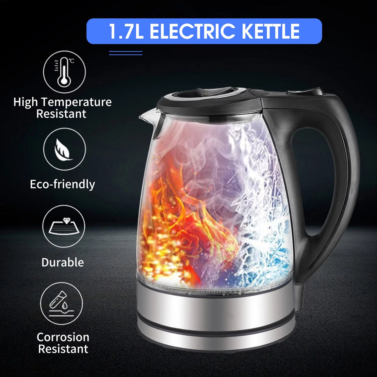 Glass Electric Kettle 1.7L N787038