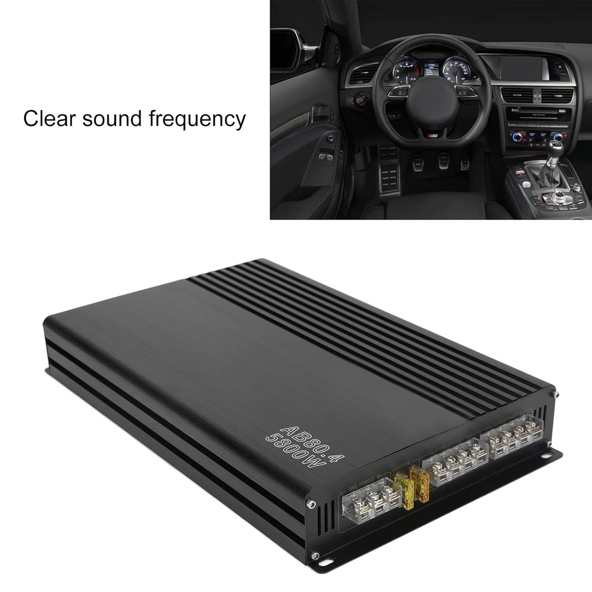 5800W 12V Weatherproof 4 Ohm Car Audio Amplifier Z431
