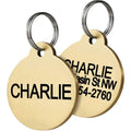 Brass Personalized Dog & Cat ID Tag H944004