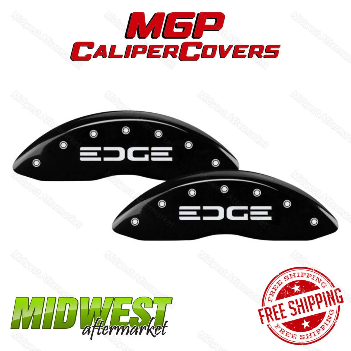 Black Edge Ford Caliper Covers N3741