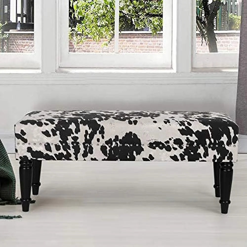 Upholstered Bench with Rivet J712210
