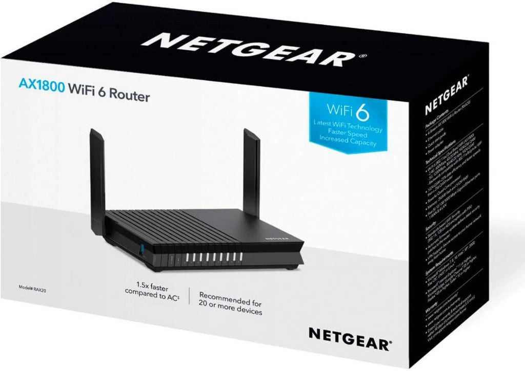 AX1800 4-Stream WiFi 6 Router U687976