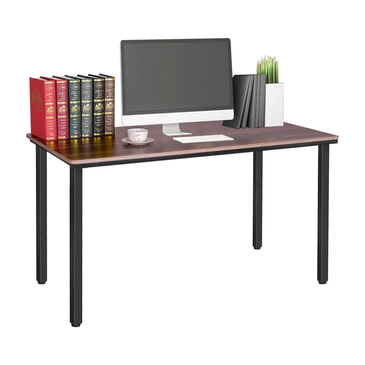 Steel Wood Computer Desk Study Table Workstation E120063