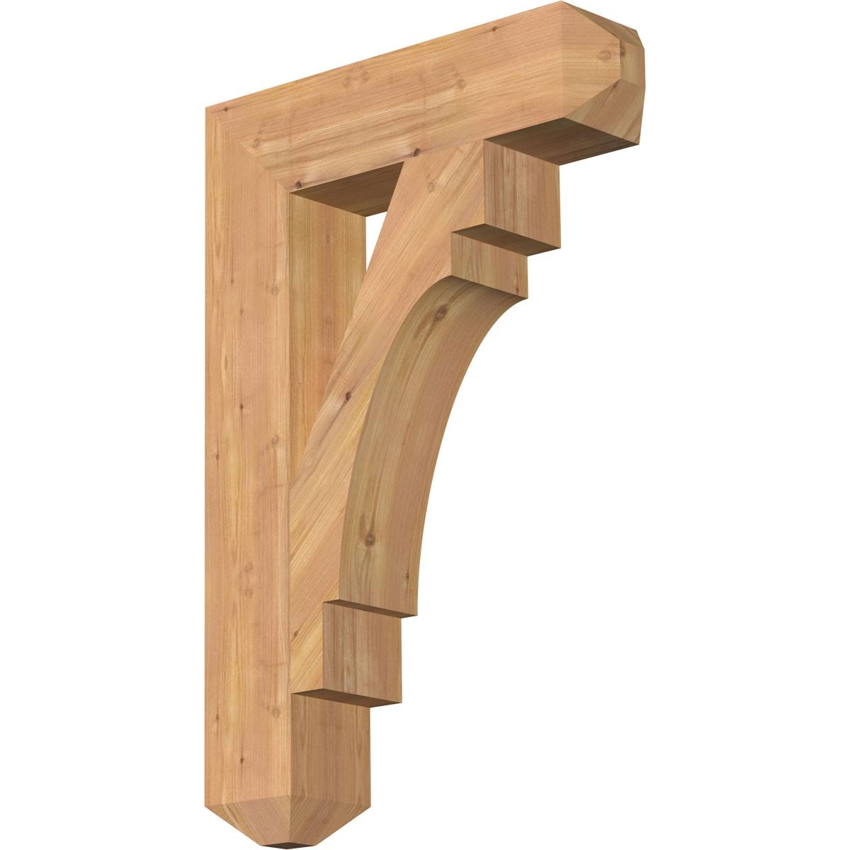 Western Red Cedar Craftsman Smooth Bracket P9532