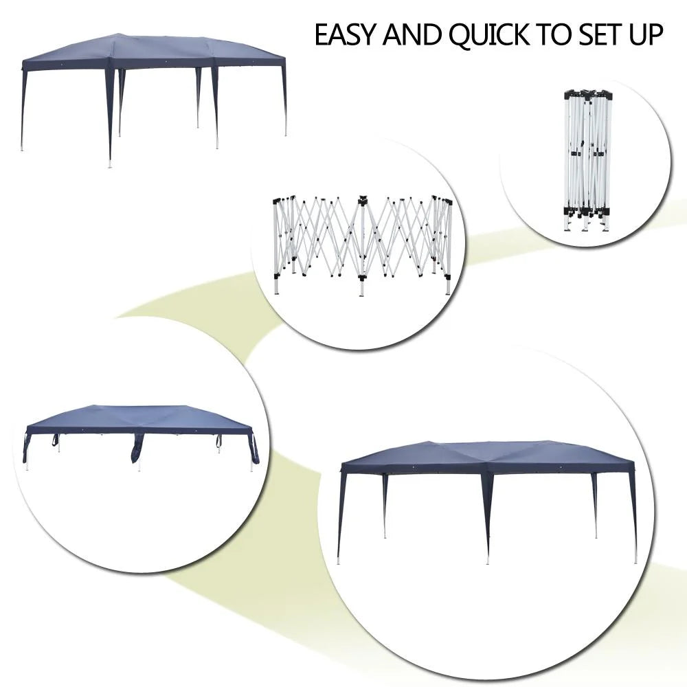 10'x20' Blue Pop Up Canopy Tent G498424