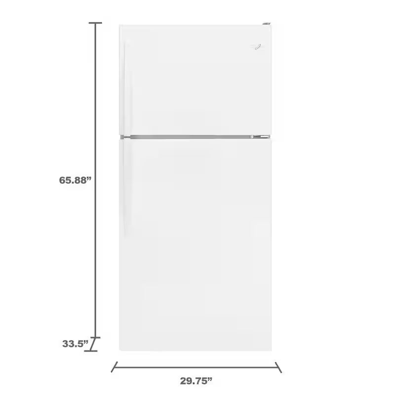 Top Freezer Refrigerator in White A391919