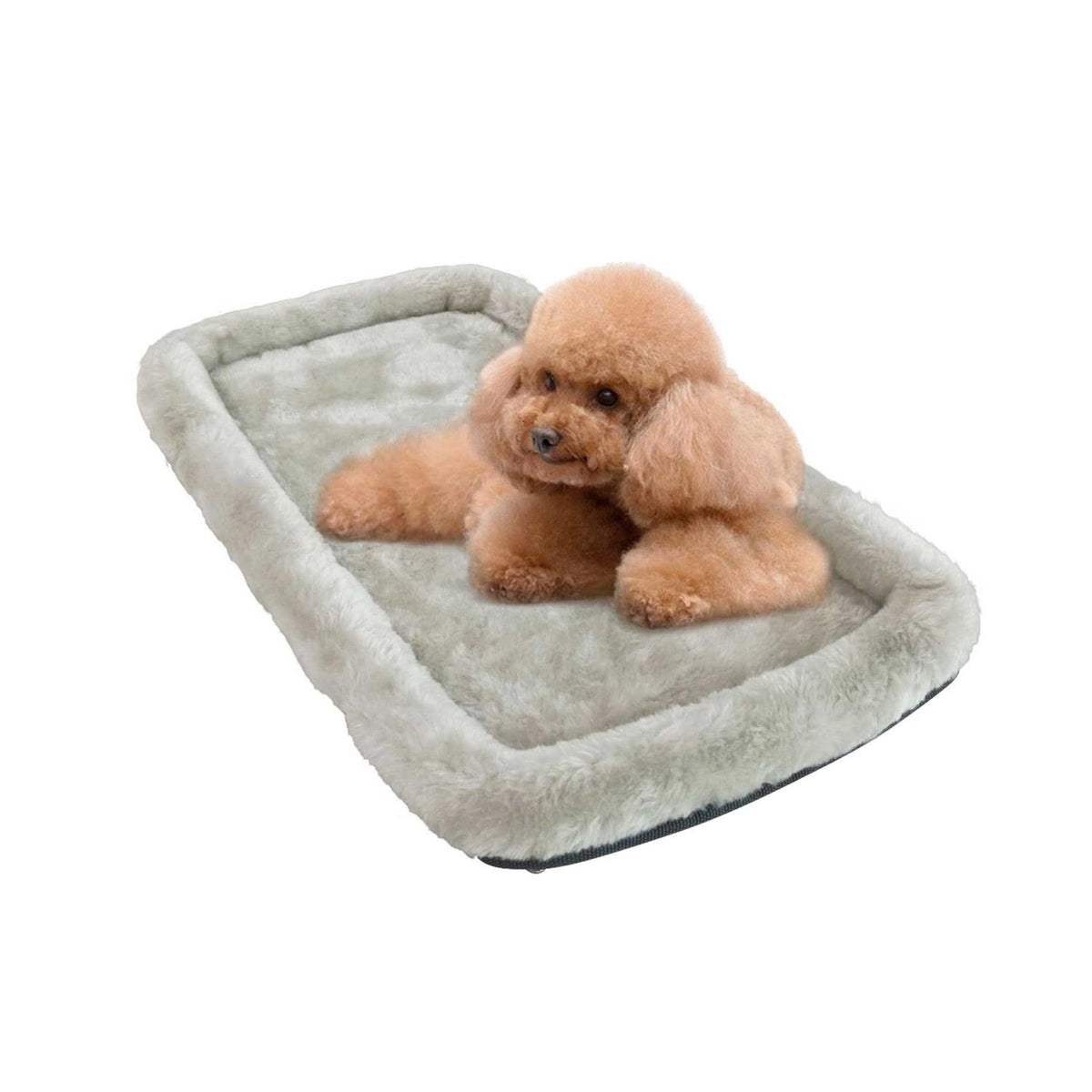 Pet Carrier Faux Fleece Pad with Plywood Base O74919