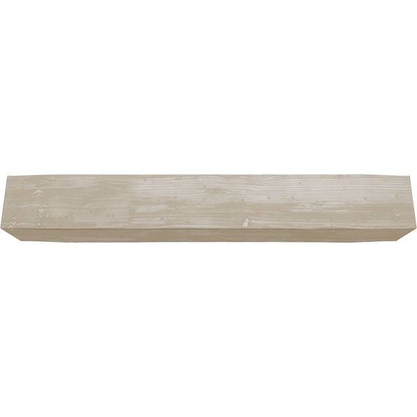White Washed Faux Wood Fireplace Mantel K364