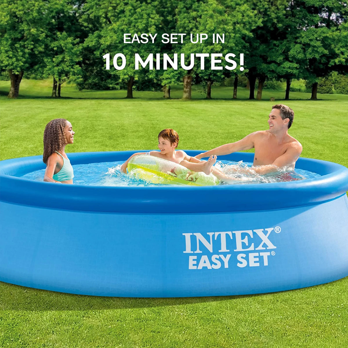 12ft x 30in Inflatable Swimming Pool with Filter Pump I301570