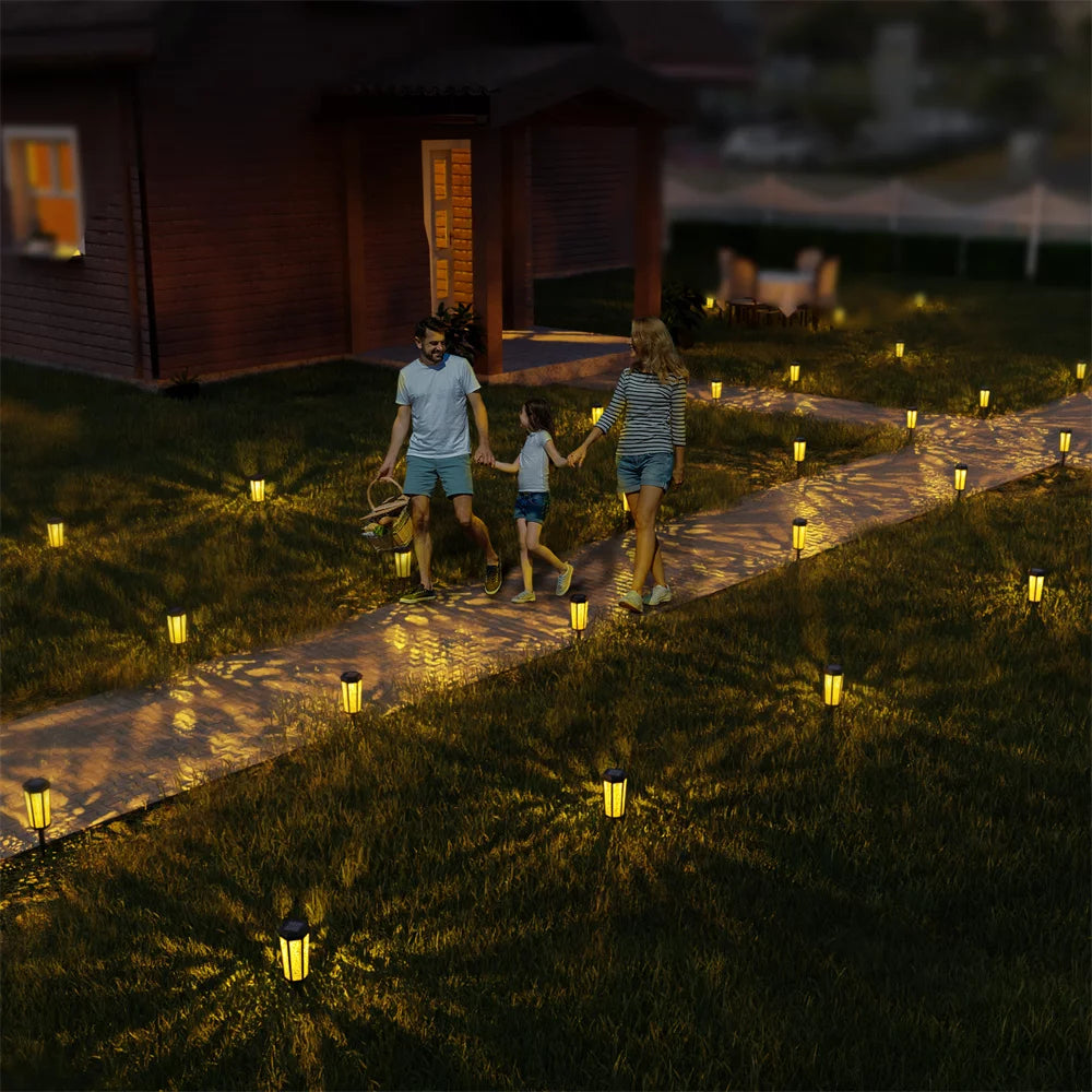 6 Pack Color Changing Solar Pathway Lights U160