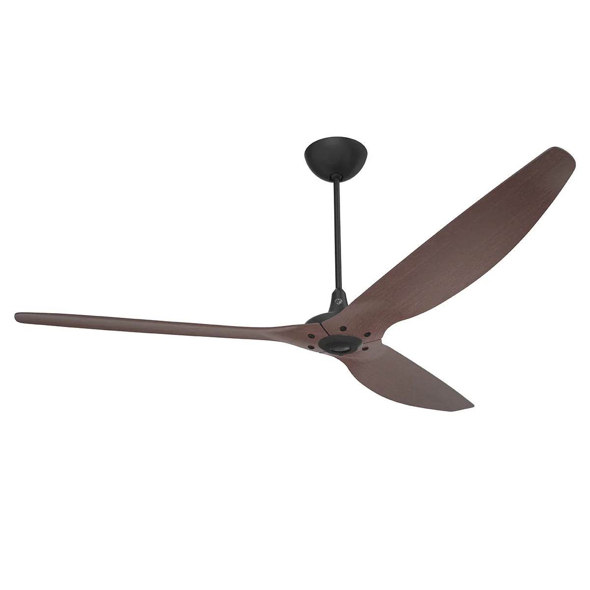 84 Ceiling Fan with Bamboo Blades and Black Finish T86640