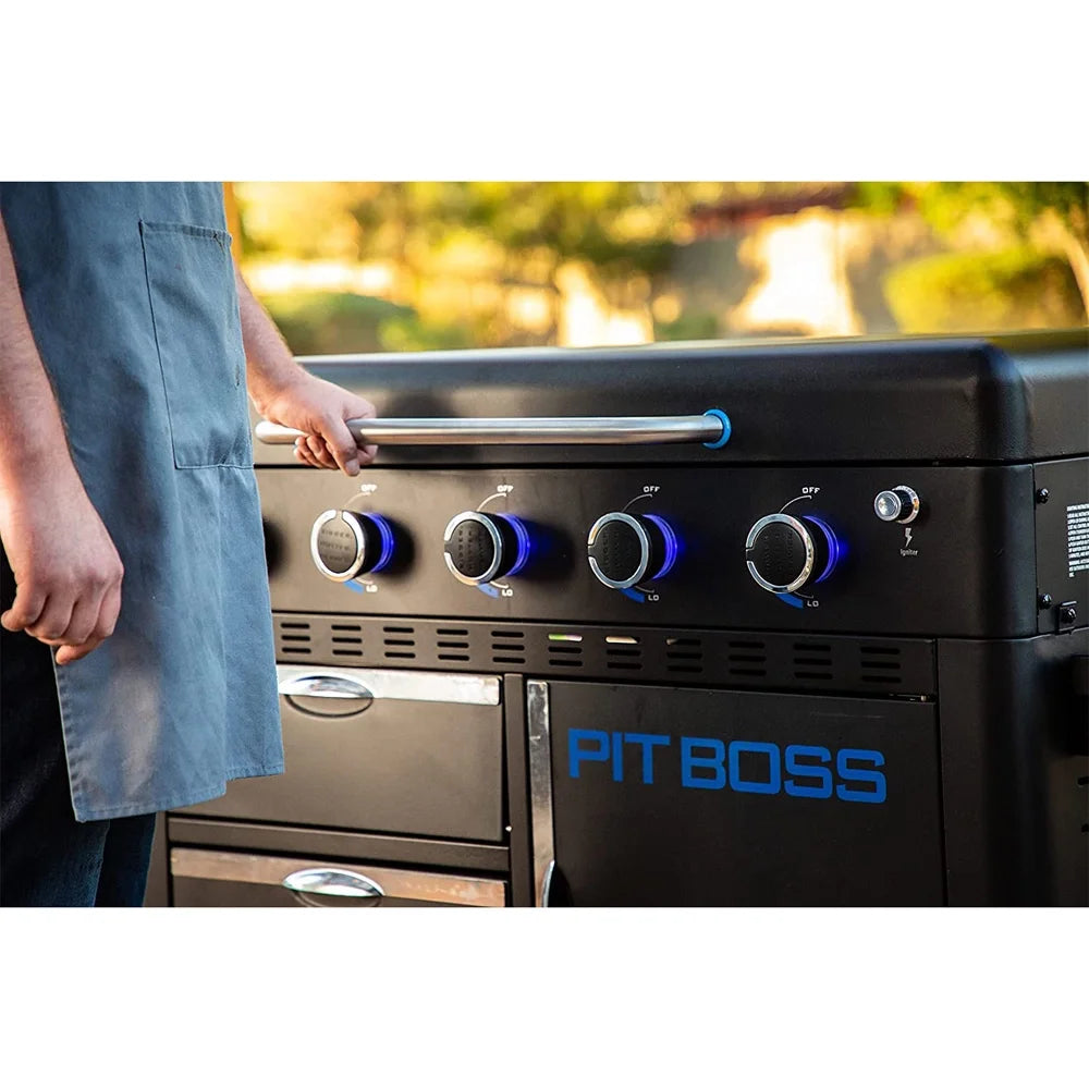 Portable 5-Burner Lift-Off Griddle with Cover Q113949