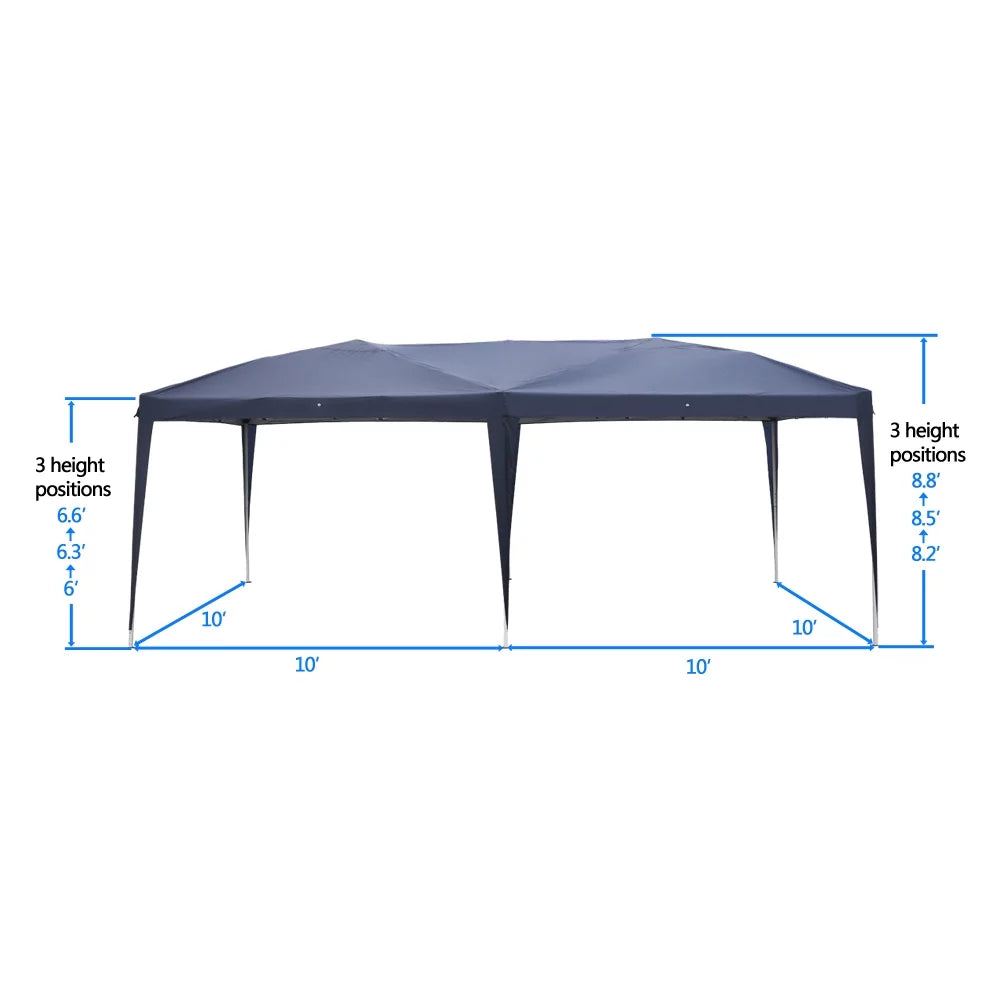 10'x20' Blue Pop Up Canopy Tent G498424