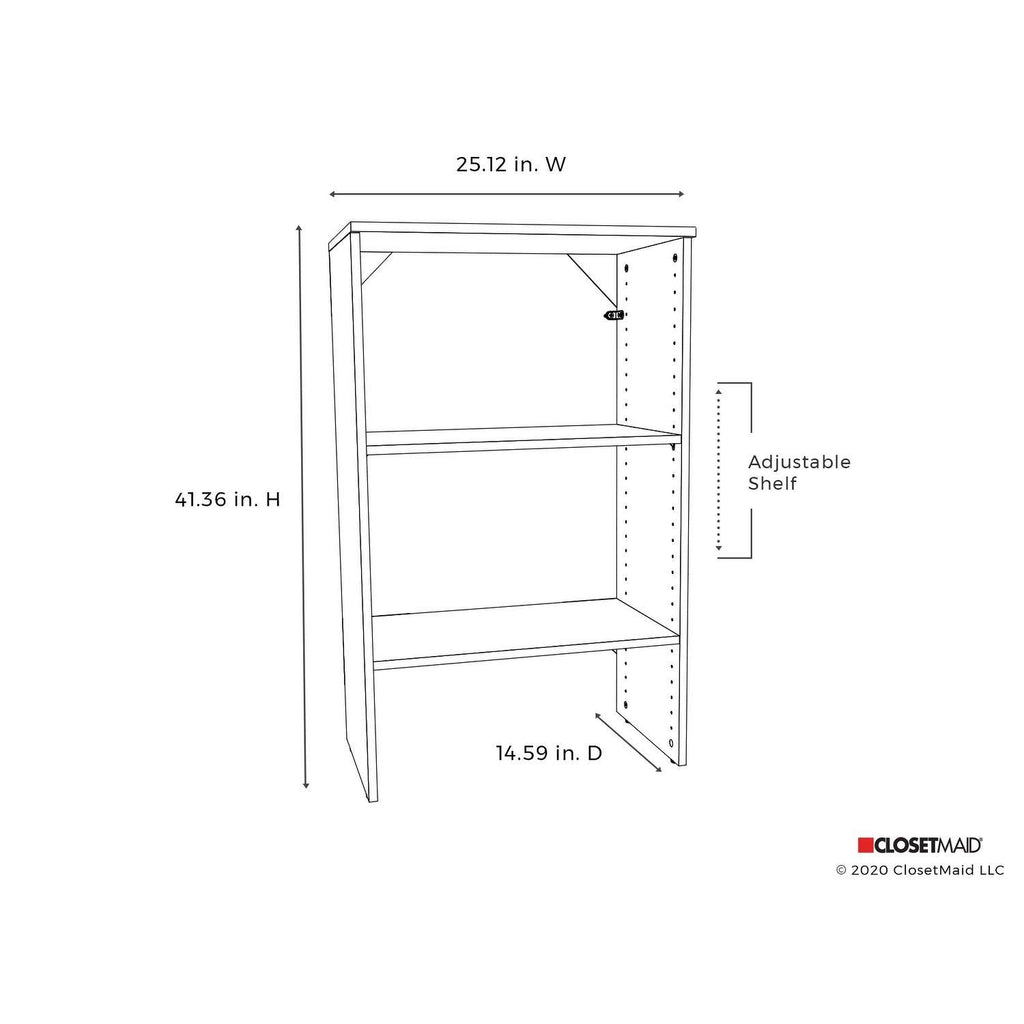 Graphite Grey Closet Tower Base Unit Q1114