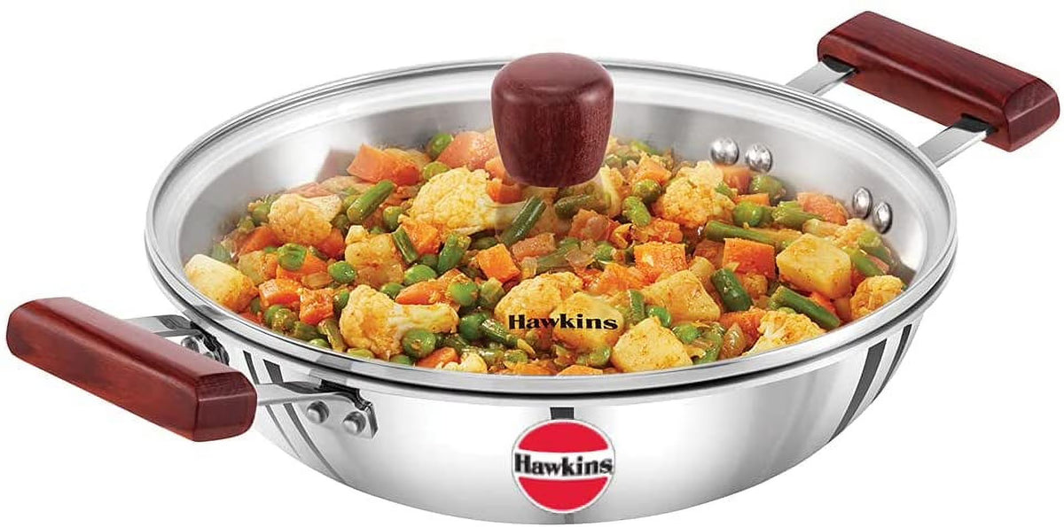 Stainless Steel Deep Fry Pan 2.5 LTR with Lid A39137
