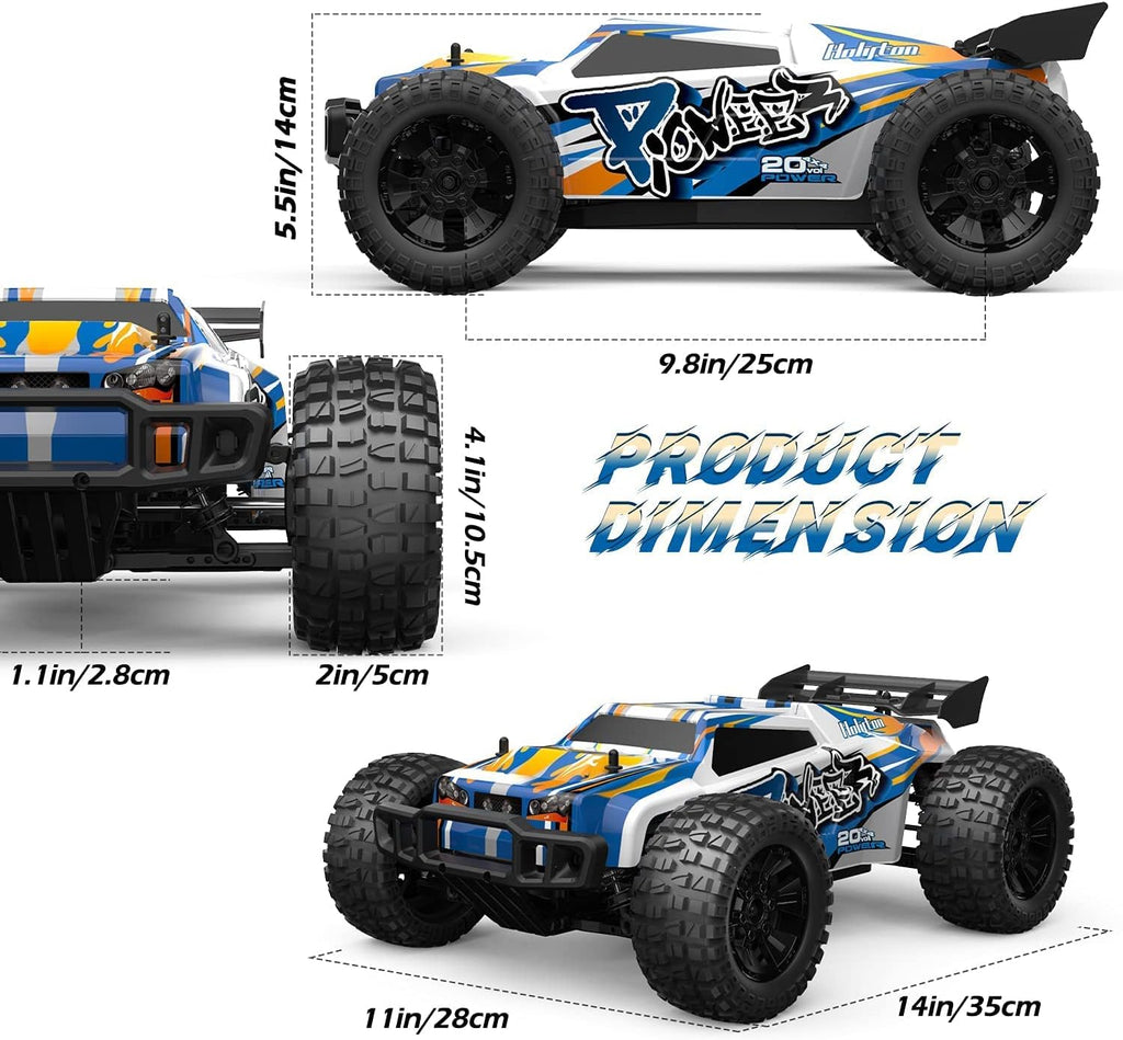 4WD OffRoad Monster Truck with LED Shell Lights, 2 Battery A746
